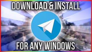 🔧How To Download amp Install TELEGRAM on WINDOWS PC Complete Tutorial  2022 [upl. by Kimbra113]