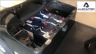 Converting EZGO to 12V Allied Lithium Golf Cart Batteries  Allied Battery [upl. by Ahsened801]