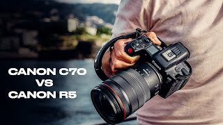 Canon C70 vs Canon R5  Worth the Upgrade [upl. by Acsot859]