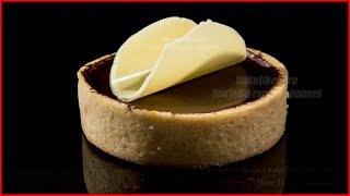 EASY Almond Pate Sablee Chocolate Pudding Tart Recipe [upl. by Werbel]