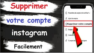 comment supprimer un compte instagram définitivement sur votre phoneamp supprimer son compte instagram [upl. by Ratha969]