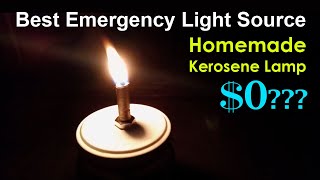 DIY Kerosene Lamp from Scrap Materials  Do it Yourself Alcohol Lantern Best Emergency Light Source [upl. by Sixel965]