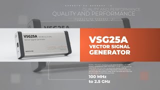 VSG25A Features and Specifications [upl. by Elyag524]