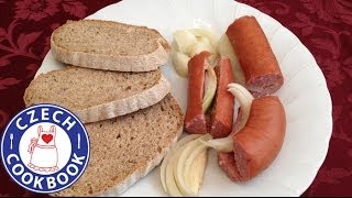 Pickled Sausage Recipe  Utopenci  Czech Cookbook [upl. by Scoles]