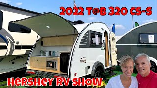 nuCamp Tab 320 CSS Boondock Review 2022 Hershey RV Show [upl. by Noxas]