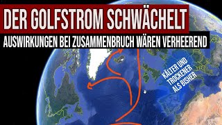 Der Golfstrom schwächelt  Auswirkungen bei Zusammenbruch wären verheerend [upl. by Enyale]