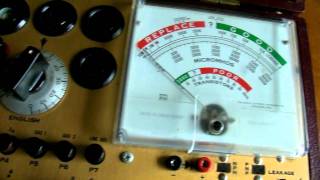 How to Test 12AX7 Tubes On A Hickok 800 Tube Tester [upl. by Eckardt]