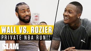 John Wall vs Terry Rozier PRIVATE NBA RUN in Miami remyworkouts  SLAM Highlights [upl. by Nodarse]