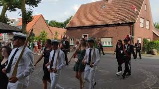 Schützenfest 2024 Polonaise durch das Davert Dorf Ottmarsbocholt OttiBotti [upl. by Grimona]