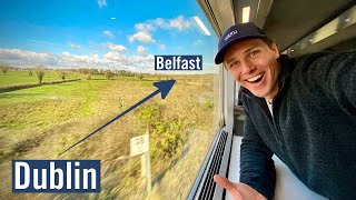 Irelands Stunning CrossBorder Train  Dublin to Belfast [upl. by Aloel544]