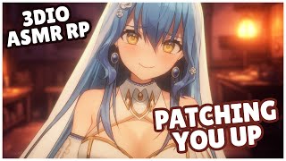 3DIO ASMR Roleplay Patching you up after a day of adventuring [upl. by Gwenora875]