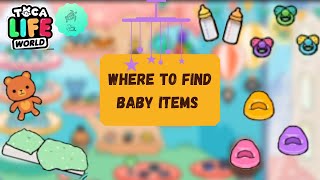 Where to Find Baby Items in Toca Life [upl. by Irfan]