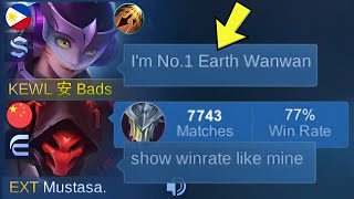 PRANK EARTH NO1 WANWAN🤣 Then show my real winrate🤫 [upl. by Satterfield]