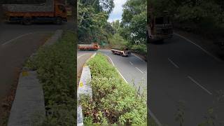 Different types of Leyland trucks in sharp U turn ghat road trucklover leylandtruck drivingskills [upl. by Tarrel]