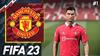 FIFA 23  CARRIÈRE JOUEUR MANCHESTER UNITED  CRISTIANO RONALDO IS BACK  1 [upl. by Ruffo]