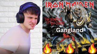 Teen Reacts To Iron Maiden  Gangland [upl. by Nauqram]