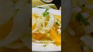 Insalata di finocchi e arance siciliana shortvideo share finocchi arance insalata [upl. by Gefell]