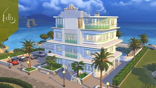 Art Deco Hotel  The Sims 4 Speed Build [upl. by English]