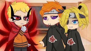 Akatsuki React To Naruto As Hokage  Gacha Club [upl. by Cralg965]