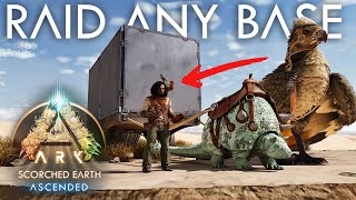 HOW TO WIPE ANY LAND BASE IN ARK IN SECONDS BROKEN PTW [upl. by Gasparo135]