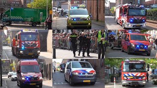 100 Jaar Brandweer Vianen  Vele Hulpdiensten met spoed onderweg tijdens Veiligheidsdag Vianen [upl. by Trust447]