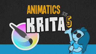 Simple Animatic In Krita 5 [upl. by Mahau7]