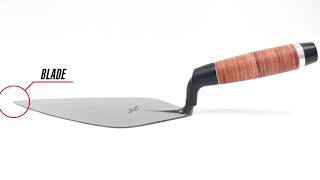 Marshalltown Leather Handle Brick Trowels [upl. by Niel729]