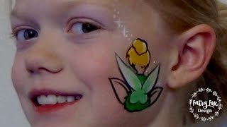 Fairy Face Paint Tutorial Tinkerbell [upl. by Sidnal521]