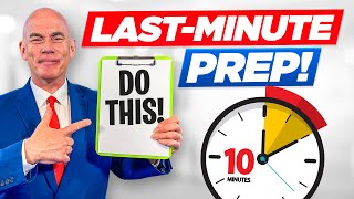 LASTMINUTE INTERVIEW PREP How To Prepare For An Interview In Under 10 Minutes [upl. by Everson775]