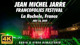 Jean Michel Jarre  Francofolies Festival La Rochelle July 14th 2024 4K Remastered [upl. by Charmane]