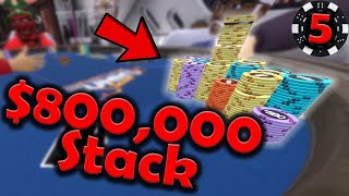 Joining a 100000 Poker Table 30 Days in PokerStars VR Day 5 [upl. by Nanoc]