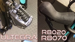 Shimano Ultegra R8020  R8070 Hydraulic Brake Install Guide [upl. by Cnut]