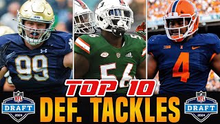 MIDSEASON Defensive Tackle Rankings  2024 NFL Draft [upl. by Assirim]