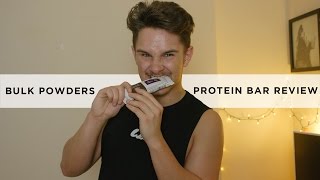 BULK POWDERS PROTEIN BAR REVIEW  CHOCOLATE PRALINE [upl. by Anahsahs]