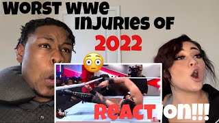 Worst WWE injuries of 2022  REACTION WRESTLER OF THE YEAR [upl. by Manlove720]