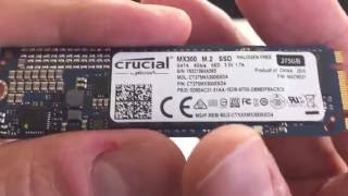 Crucial MX 300 M2 Close Up 275GB [upl. by Margette]