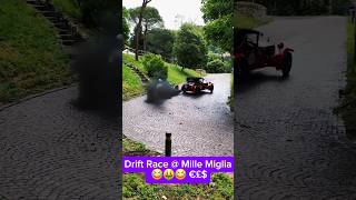 Mille Miglia Drift Madness Expensive Vintage Cars Near Crash drift carfail millemiglia [upl. by Ailyt668]