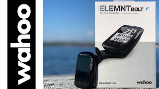 Wahoo ELEMNT BOLT Stealth Black Edition  ANT LEV eBike Support [upl. by Alikee74]