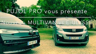 Essai comparatif  Nouveau Volkswagen Multivan vs Fiat EUlysse [upl. by Cony]