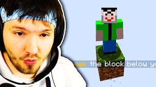 MINECRAFT EIN BLOCK  Minecraft OneBlock 1 [upl. by Anitnuahs388]