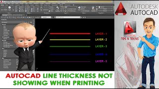 How to See Line Weight Thickness in Autocad  Autocad LT 2020 Tutorial [upl. by Drof]