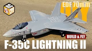 Scratch Built RC F35 Lightning II EDF jet [upl. by Fornof]