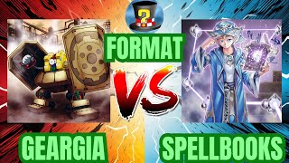 HAT Format Geargia vs Spellbooks Duel [upl. by Sorazal]