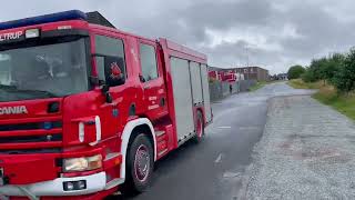 PostNord i flammer Storbrand bryder ud [upl. by Rodie]