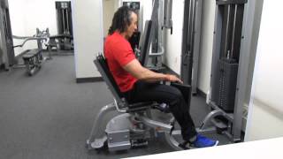 How to use the hip adductor and hip abductor machine [upl. by Surovy]