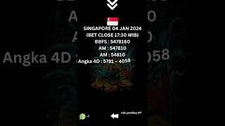 PREDIKSI SGP HARI INI 14 DESEMBER 2023  BOCORAN TOGEL SINGAPURA HARI INI  RUMUS ANGKA JITU [upl. by Mcroberts]