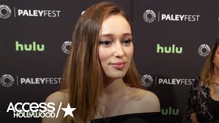 Alycia DebnamCarey Talks Fear The Walking Dead S2 amp Saying Goodbye To The 100s Lexa [upl. by Kowatch262]