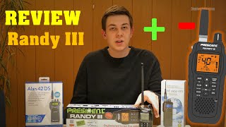 Testbericht President Randy 3 III CBHandfunkgerät review [upl. by Eedebez]