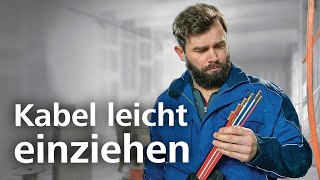 Kabel einziehen leicht gemacht Kabeleinziehhilfe Cable Scout DE [upl. by Ahsieyn]