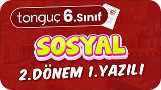 6Sınıf Sosyal 2Dönem 1Yazılıya Hazırlık 📑 2024 [upl. by Ailehs]